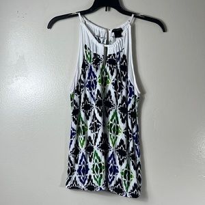 Ann Taylor factory strapless multicolor with elastic waistband women’s size M